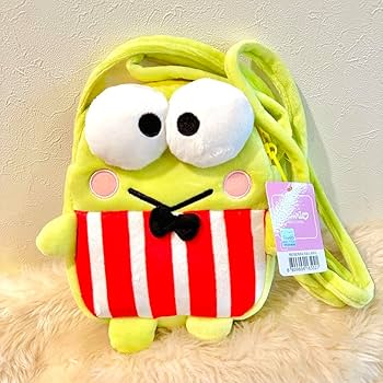 Amazon.co.jp: けろっぴショルダーバッグポーチぬいぐるみポシェット